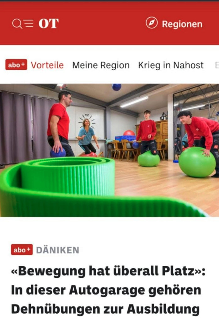 Radix³ Kooperation Auto-Siegrist – Lehrlingsprojekt Bewegung